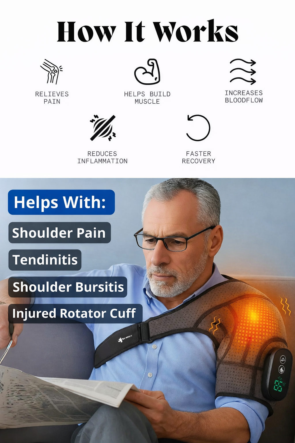 Velva Wave™ Shoulder CrestWrap